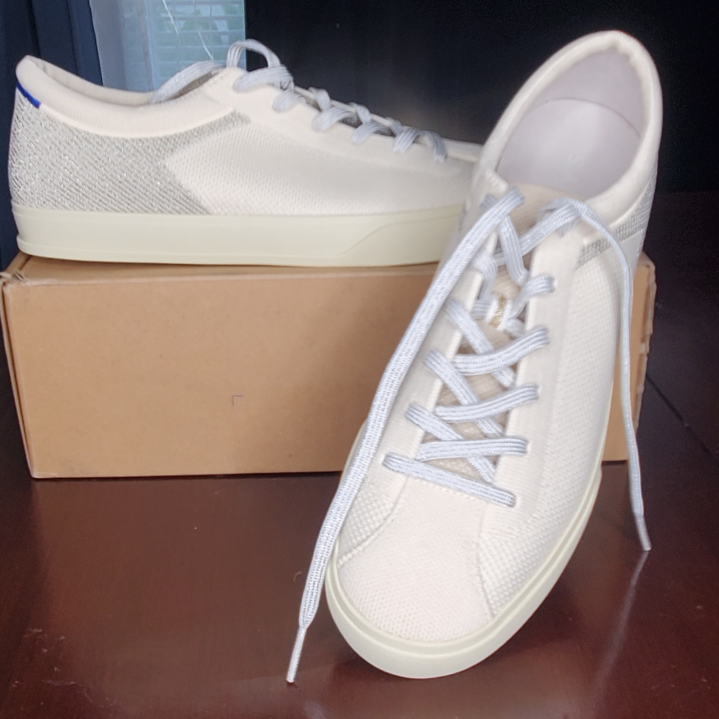 Rothy's The Lace Up Sneaker Diamond Twill